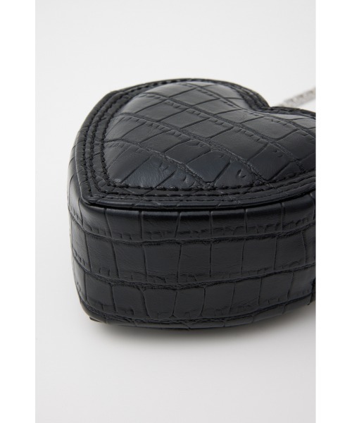 SLY（スライ）の「HEART STITCH AURORA POUCH ハート ステッチ オーロラ ポーチ（ポーチ・レディース・ブラック/マルチ・FREE）」の14枚目の写真