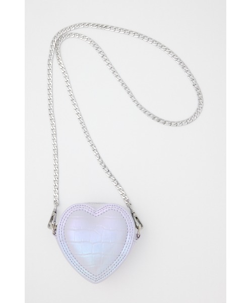 SLY（スライ）の「HEART STITCH AURORA POUCH ハート ステッチ オーロラ ポーチ（ポーチ・レディース・ブラック/マルチ・FREE）」の17枚目の写真