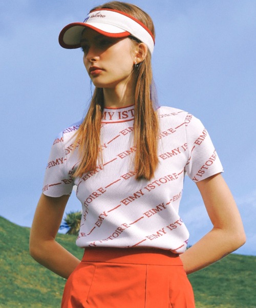 EIMY GOLF（エイミーゴルフ）の「ツイードバイカラーサンバイザー