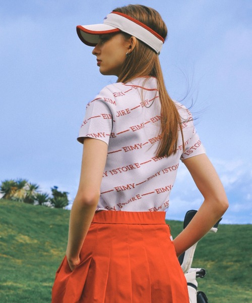 EIMY GOLF（エイミーゴルフ）の「ツイードバイカラーサンバイザー