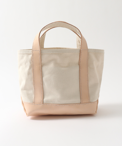 HERITAGE LEATHER（ヘリテージレザー）の「【HERITAGE LEATHER / ヘリテイジレザー】別注 CANVAS*LEATHER S（トートバッグ・メンズ・アイボリー・FREE）」の11枚目の写真