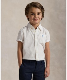 POLO RALPH LAUREN CHILDRENSWEAR | コットン シアサッカー ショートスリーブ シャツ(シャツ/ブラウス)