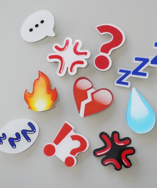 Port（ポート）の「おもしろ 表情 ヘアクリップ 10個セット / 前髪クリップ（バレッタ/ヘアクリップ・レディース・マルチ・FREE）」の6枚目の写真