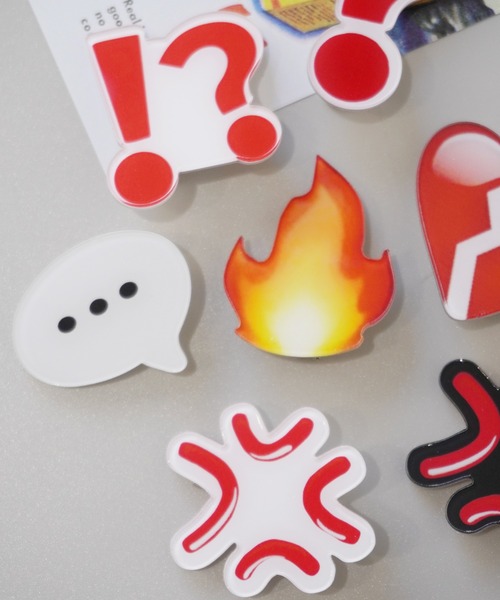 Port（ポート）の「おもしろ 表情 ヘアクリップ 10個セット / 前髪クリップ（バレッタ/ヘアクリップ・レディース・マルチ・FREE）」の4枚目の写真