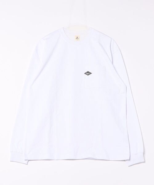 ARCHIVER（アーカイバ）の「【69】【it】ミドルウェイト クルーネックポケット刺繍ロングスリーブ（Tシャツ/カットソー・レディース・ブラック/ブルー/ホワイト・LARGE/MEDIUM）」の7枚目の写真