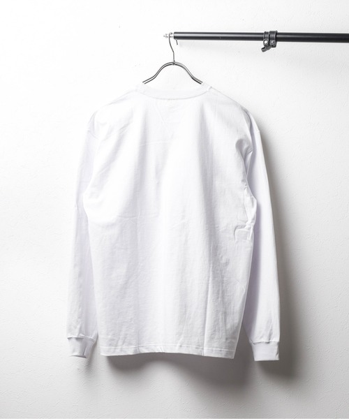 ARCHIVER（アーカイバ）の「【69】【it】ミドルウェイト クルーネックポケット刺繍ロングスリーブ（Tシャツ/カットソー・レディース・ブラック/ブルー/ホワイト・LARGE/MEDIUM）」の4枚目の写真