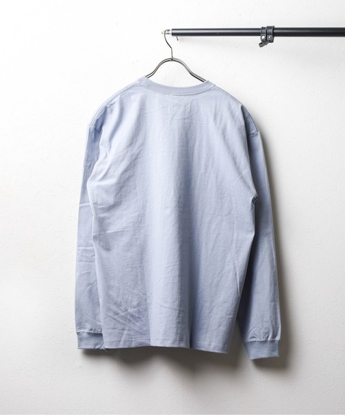 ARCHIVER（アーカイバ）の「【69】【it】ミドルウェイト クルーネックポケット刺繍ロングスリーブ（Tシャツ/カットソー・レディース・ブラック/ブルー/ホワイト・LARGE/MEDIUM）」の6枚目の写真