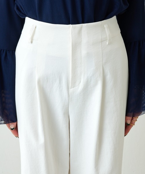 COLLAGE GALLARDAGALANTE（コラージュガリャルダガランテ）の「シェルタリングワイドパンツ（その他パンツ・レディース・ホワイト/ライム/ベージュ/ピンク/ネイビー・0/1）」の20枚目の写真