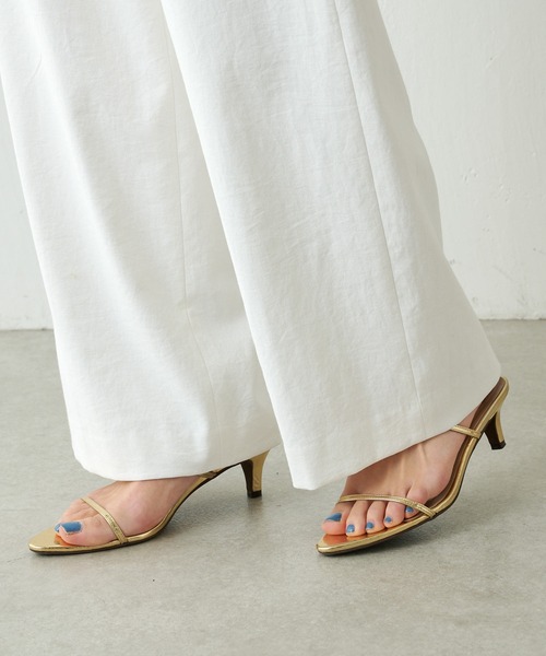 COLLAGE GALLARDAGALANTE（コラージュガリャルダガランテ）の「シェルタリングワイドパンツ（その他パンツ・レディース・ホワイト/ライム/ベージュ/ピンク/ネイビー・0/1）」の22枚目の写真