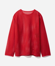 HARE | スカシアミメッシュカットソー(HARE)(Tシャツ/カットソー)