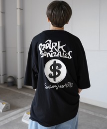 24SS 新柄追加【MARK GONZALES ARTWORK COLLECTION / マーク ゴンザレス】フロント / バックプリント モチーフ ビッグシルエットTシャツ ユニセックス カットソー