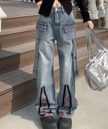 DIAVEL | 星柄デニムパンツ(デニムパンツ)