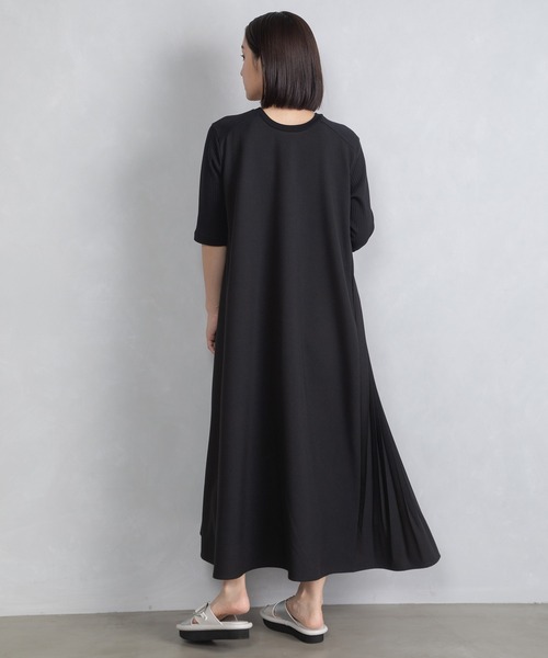MARECHAL TERRE（マルシャルテル）の「2WAYプリーツワンピース（ワンピース・レディース・モカ/ベージュ/ネイビー/ブラック・MEDIUM）」の10枚目の写真