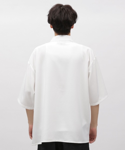 LAKOLE（ラコレ）の「DRYPEレギュラー半袖シャツ / 993505（シャツ/ブラウス・メンズ・ブルー/グリーン/ライトグレー/ホワイト/ブラック・MEDIUM/SMALL/X-LARGE/LARGE）」の19枚目の写真