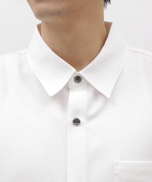 LAKOLE（ラコレ）の「DRYPEレギュラー半袖シャツ / 993505（シャツ/ブラウス・メンズ・ブルー/グリーン/ライトグレー/ホワイト/ブラック・MEDIUM/SMALL/X-LARGE/LARGE）」の20枚目の写真