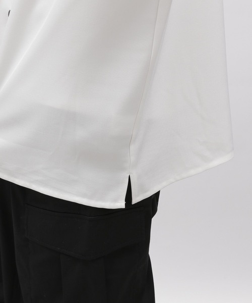 LAKOLE（ラコレ）の「DRYPEレギュラー半袖シャツ / 993505（シャツ/ブラウス・メンズ・ブルー/グリーン/ライトグレー/ホワイト/ブラック・MEDIUM/SMALL/X-LARGE/LARGE）」の10枚目の写真