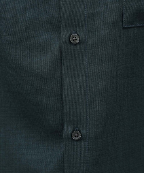 LAKOLE（ラコレ）の「DRYPEレギュラー半袖シャツ / 993505（シャツ/ブラウス・メンズ・ブルー/グリーン/ライトグレー/ホワイト/ブラック・MEDIUM/SMALL/X-LARGE/LARGE）」の7枚目の写真