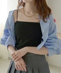 スクエアカップ付きキャミソール/WEB/EC限定商品