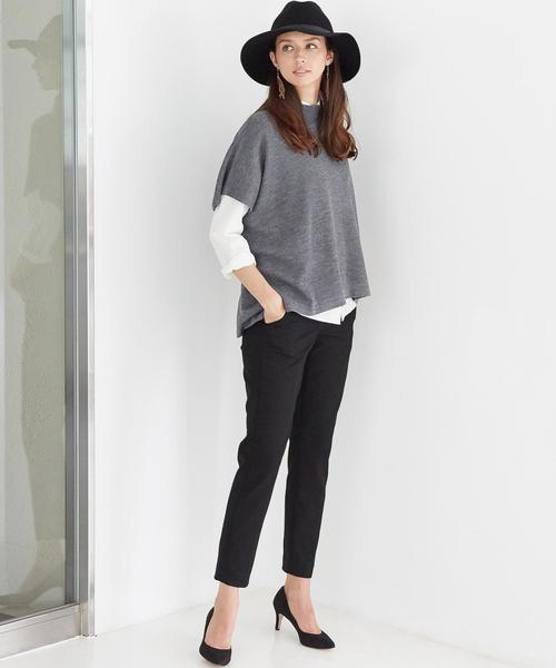 green label relaxing（グリーンレーベルリラクシング）の「GRILLO フェルトツバヒロ ハット◆（ハット・レディース・ブラック/ベージュ・フリー）」の8枚目の写真