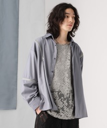 ZIPデザイン2WAYシャツ(HARE)