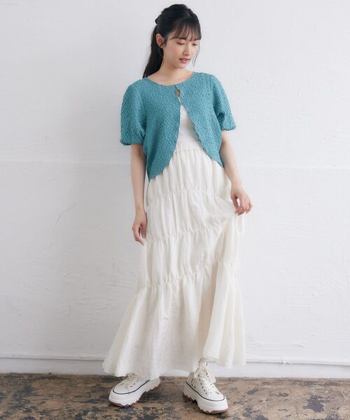 RETRO GIRL(レトロガール)の「シャーリングワッシャーSK(スカート・レディース・ブラック/ナチュラル/イエロー/アイボリー・FREE)」の6枚目の写真