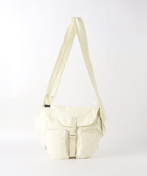 green label relaxing（グリーンレーベルリラクシング）の「【別注】＜fellowww×green label relaxing＞1 ショルダーバッグ（ショルダーバッグ・メンズ・オフホワイト/ブラック・FREE）」の3枚目の写真