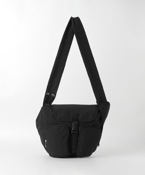 green label relaxing（グリーンレーベルリラクシング）の「【別注】＜fellowww×green label relaxing＞1 ショルダーバッグ（ショルダーバッグ・メンズ・オフホワイト/ブラック・FREE）」の4枚目の写真