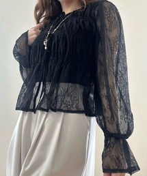 axes femme | 前後２ＷＡＹレースプルオーバー(Tシャツ/カットソー)