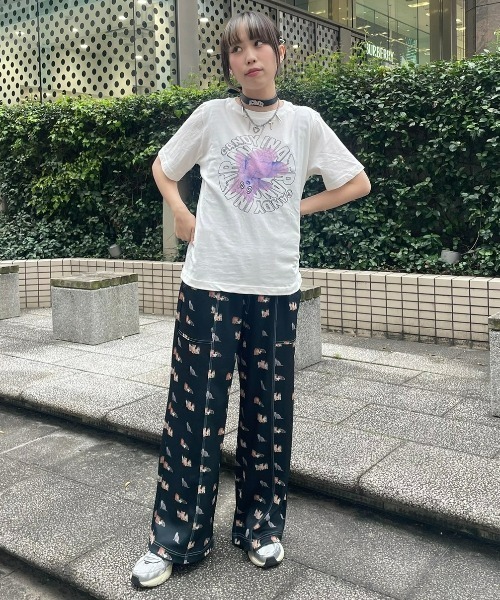 Candy Stripper（キャンディストリッパー）の「CANDY IN A TRANCE Tシャツ（Tシャツ/カットソー・レディース・パープル/オフホワイト/ブラック・1/2/3）」の16枚目の写真