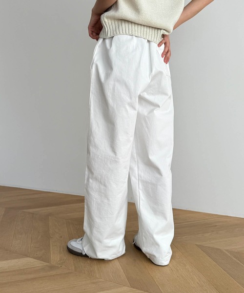 CANAL JEAN（キャナルジーン）の「El mar　NEWコットンイージーパンツ（その他パンツ・レディース・チャコールグレー/アイボリー・ONE SIZE）」の11枚目の写真