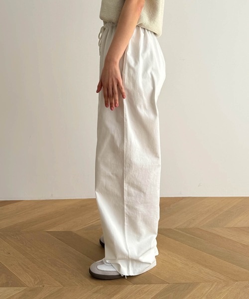 CANAL JEAN（キャナルジーン）の「El mar　NEWコットンイージーパンツ（その他パンツ・レディース・チャコールグレー/アイボリー・ONE SIZE）」の5枚目の写真