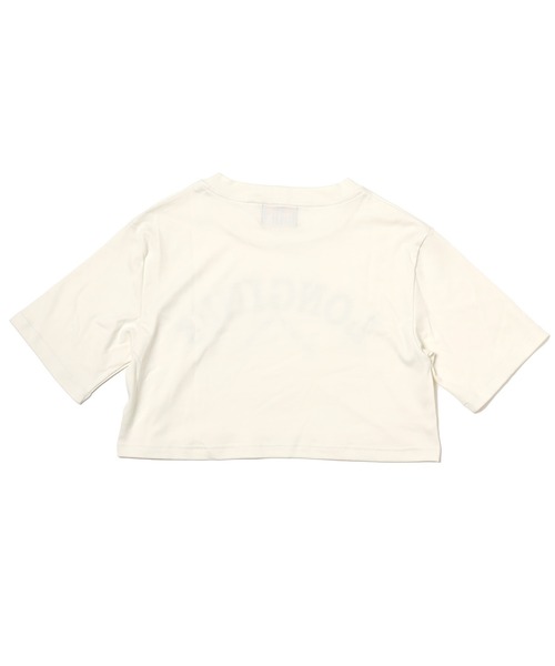 RADIO EVA(ラヂオエヴァ)の「RADIO EVA A204 Longinus Cropped T-Shirt(Tシャツ/カットソー・レディース・オフホワイト/ブラック・FREE)」の4枚目の写真