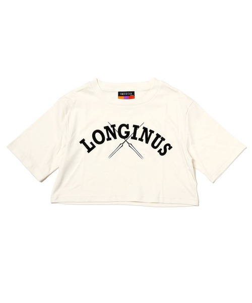 RADIO EVA(ラヂオエヴァ)の「RADIO EVA A204 Longinus Cropped T-Shirt(Tシャツ/カットソー・レディース・オフホワイト/ブラック・FREE)」の6枚目の写真
