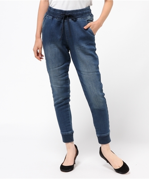 ROSE BUD(ローズバッド)の「LCTB-15202 DRAWSTRING PANTS(その他パンツ・レディース・ミックスグレー/インディゴブルー・ONE SIZE)」の2枚目の写真