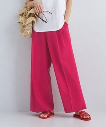 green label relaxing | ［size SHORT/TALLあり］ ドライタッチ ワイドパンツ(スラックス)