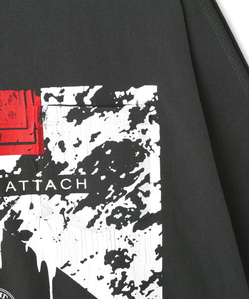 DANKE SCHON（ダンケシェーン）の「DankeSchon/ダンケシェーン/CIGARETTE DOLMAN S/S Tシャツ（Tシャツ/カットソー・メンズ・ホワイト/チャコールグレー・M/L）」の21枚目の写真