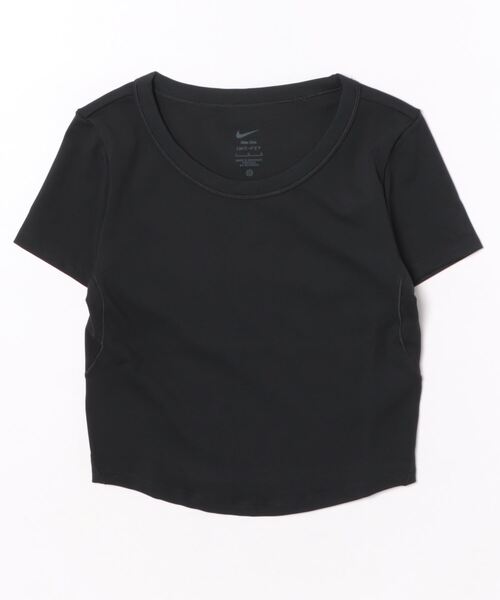 NIKE(ナイキ)の「《NIKEアパレル》WS ワン DF S/S タイト トップ(Tシャツ/カットソー・レディース・ホワイト/ブラック/ライラック/ダークネイビー・M/L/S/XL)」の3枚目の写真