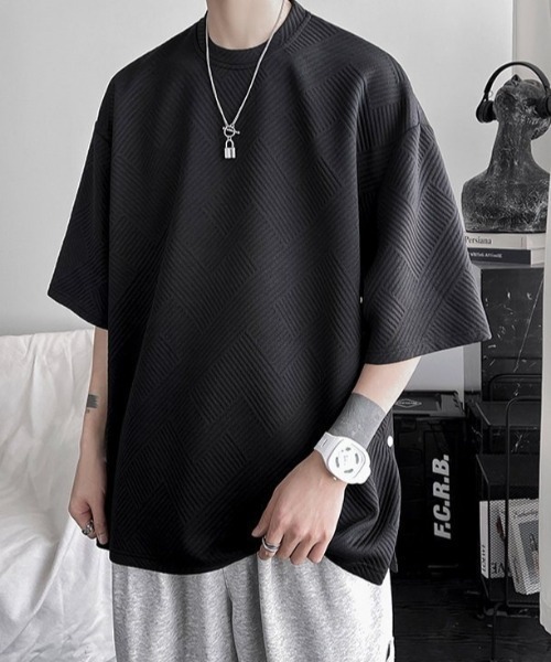 CREARE -LINO-(クレアーレリノ)の「サイドボタンカットソー(Tシャツ/カットソー・メンズ・ブラック/ホワイト/グレー・FREE)」の5枚目の写真