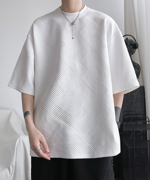 CREARE -LINO-(クレアーレリノ)の「サイドボタンカットソー(Tシャツ/カットソー・メンズ・ブラック/ホワイト/グレー・FREE)」の7枚目の写真