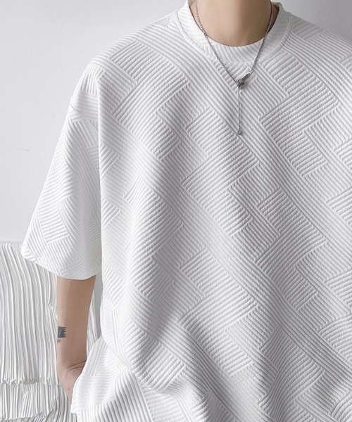 CREARE -LINO-(クレアーレリノ)の「サイドボタンカットソー(Tシャツ/カットソー・メンズ・ブラック/ホワイト/グレー・FREE)」の8枚目の写真