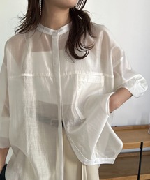 CAPRICIEUX LE'MAGE | シアーポケットシャツ(シャツ/ブラウス)