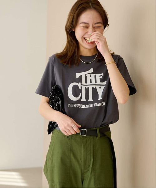 JOURNAL STANDARD relume(ジャーナルスタンダード レリューム)の「《追加5》CITYロゴTEE(Tシャツ/カットソー・レディース・ホワイト/ブラック系その他・FREE)」の2枚目の写真