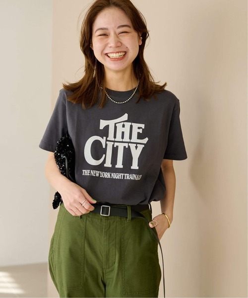 JOURNAL STANDARD relume(ジャーナルスタンダード レリューム)の「《追加5》CITYロゴTEE(Tシャツ/カットソー・レディース・ホワイト/ブラック系その他・FREE)」の9枚目の写真