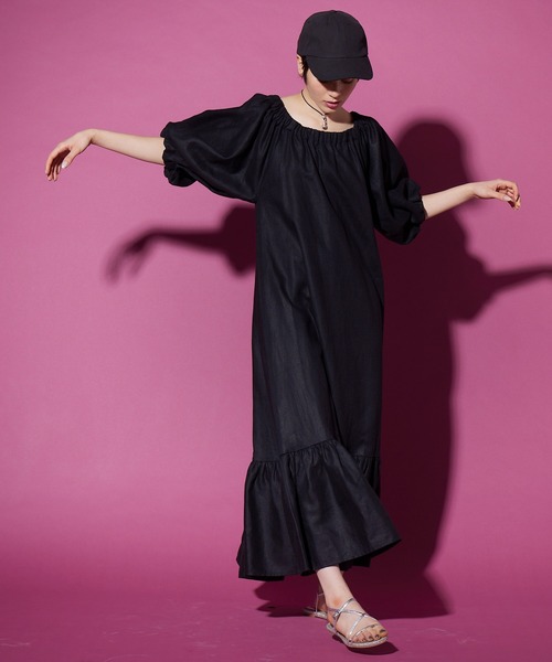 THE PAUSE（ザ ポーズ）の「【THE PAUSE】リネン2WAYギャザー