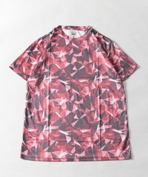 NYLAUS（ナイラス）の「吸汗速乾 総柄プリント ドライメッシュ 半袖Tシャツ（Tシャツ/カットソー・メンズ）」