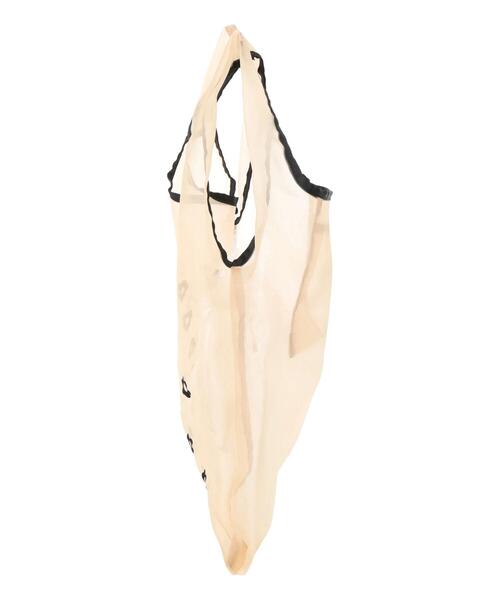 Samansa Mos2(サマンサ モスモス)の「【ポケッタブル】花刺繍シアーマルシェバッグ(ハンドバッグ・レディース・ベージュ/ブラウン・F)」の13枚目の写真