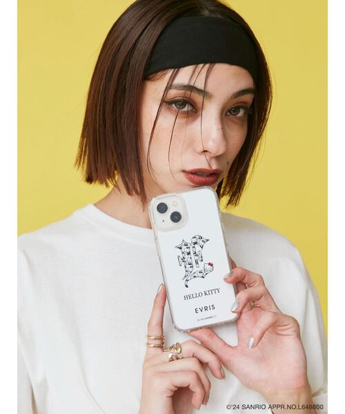 EVRIS（エヴリス）の「【ハローキティコラボ】iPhoneケース15（スマホケース/カバー・レディース・ホワイト・FREE）」の14枚目の写真