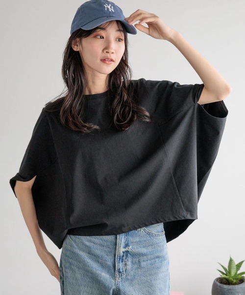 LOWRYS FARM(ローリーズファーム)の「カイテキノウドルマンSS 991855(Tシャツ/カットソー・レディース・ブラウン/ホワイト/ブラック・FREE)」の2枚目の写真