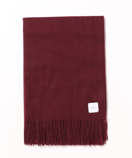 Lui's（ルイス）の「ソフトカラーストール（マフラー・レディース・アイボリー/ダークグリーン/ボルドー/ブラック・FREE）」の21枚目の写真