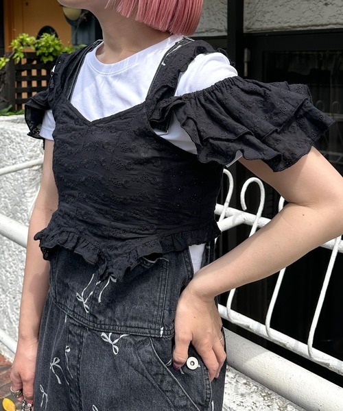 alice auaa SweetDream期 黒 ビスチェ フリル付き alice auaa SweetDream期 黒 ビスチェ フリル付き（2025年最新